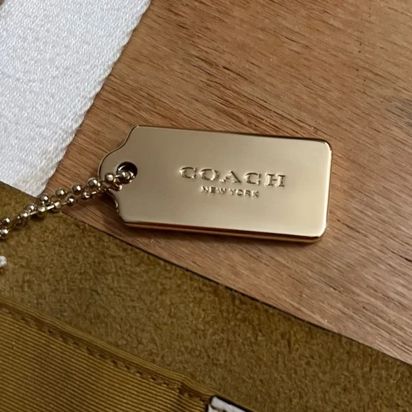 Coach White Leather Derby Tote F58660 - Picture 14 of 16